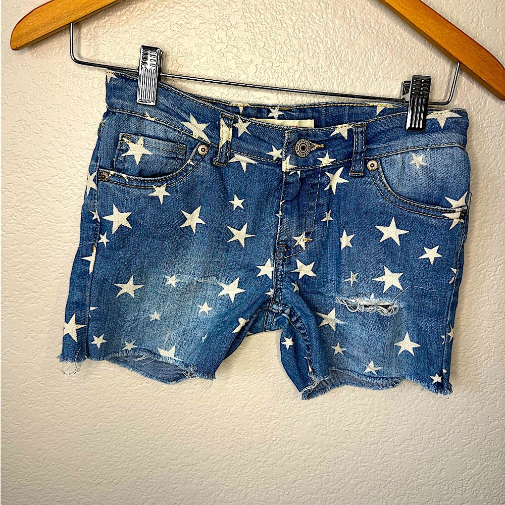 LITTLE GIRLS LEVI SKIMMER SHORTS SIZE 10